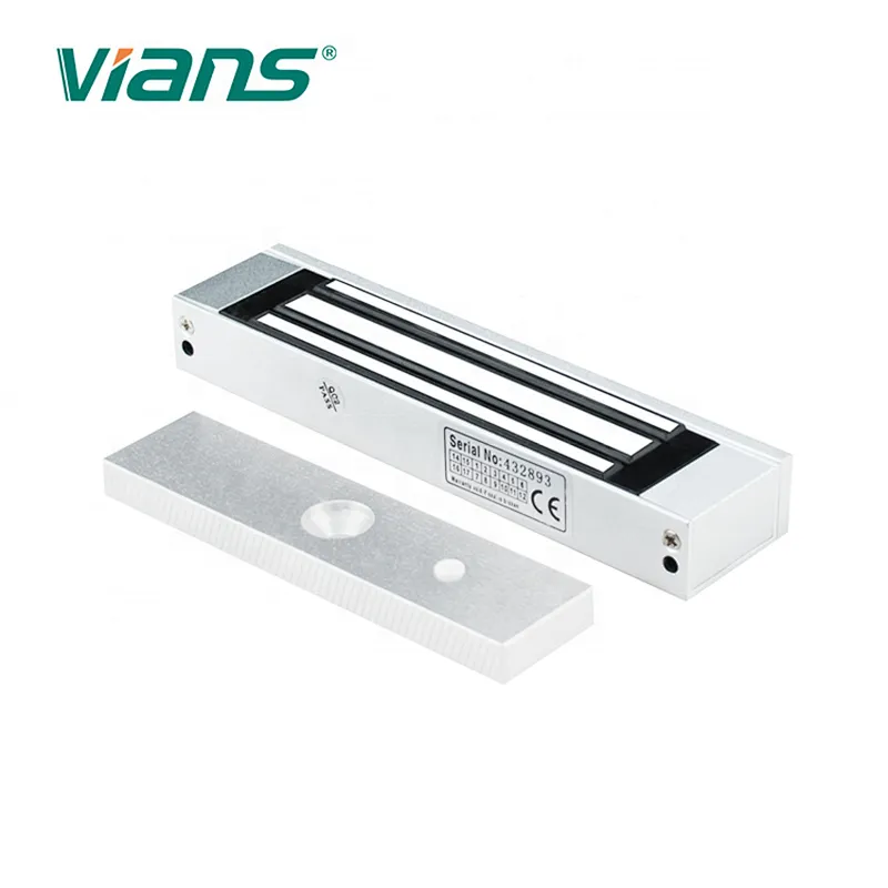 Single Door 12V Electric Magnetic Electromagnetic Lock 180KG (350LB) Holding Force for Access Delay/Door Control Magnetic Lock