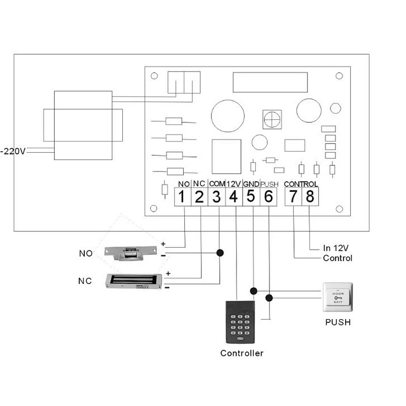 5A 12vdc Power Supply for Access Control CCTV