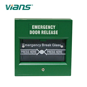 Exit Button Emergency Break Glass Manual Fire Alarm Call Point