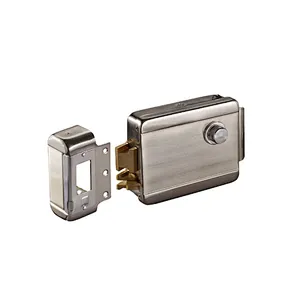 Push Button 12V Electric Door Lock Electric Rim Lock