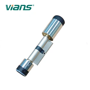 Stainless Steel Smart Lock Cylinder Opened by Phone , Card , Password