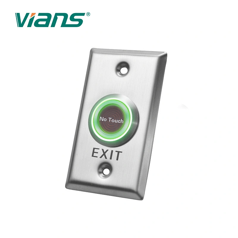 LED Indicated Touchless Infrared Sensor Switch Exit Push No Touch Button