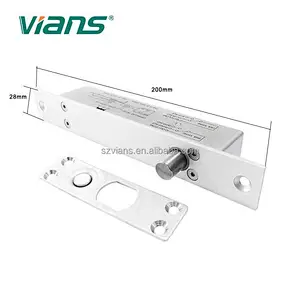 Long Narrow panel Electric Fail safe or fail secure 12v electric dead drop Bolt lock with time delay
