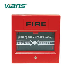 Exit Button Emergency Break Glass Manual Fire Alarm Call Point