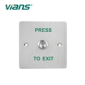 Stainless Steel Panel Door Switch Exit Push Button