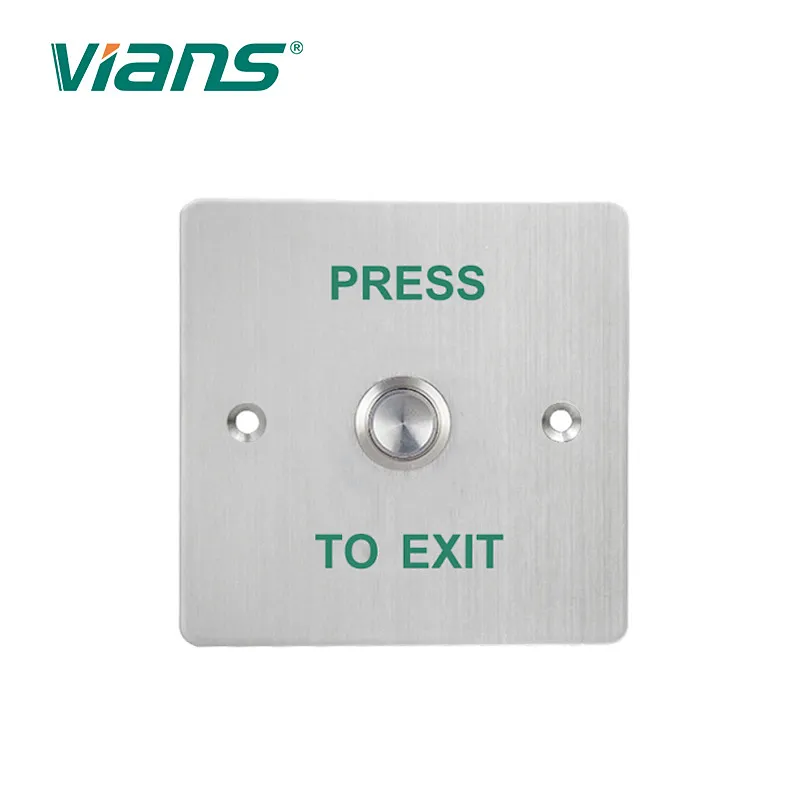 Stainless Steel Panel Door Switch Exit Push Button