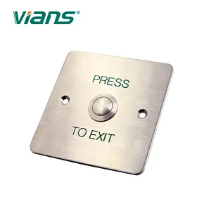 Stainless Steel Panel Door Switch Exit Push Button