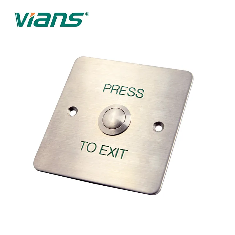 Stainless Steel Panel Door Switch Exit Push Button