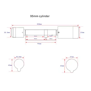 Smart cylinder  APP Control with card reading function