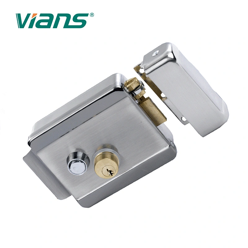 Iron Metal Wooden Door Electric Rim Door Lock for Gate Door