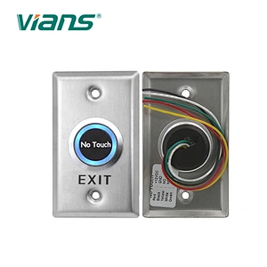 Infrared No Touch Access Solution LED Indicated NO COM NC Push Switch Button