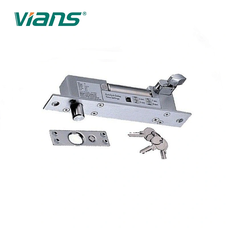 Adjustable Electric Bolt lock with cylinder and keys electric drop bolt lock