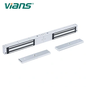 Status Indication Double Magnetic Lock with 600 lbs Holding Force LED