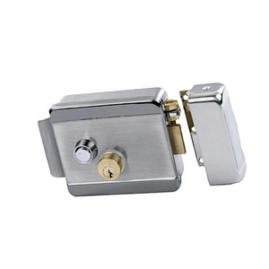 Iron Metal Wooden Door Electric Rim Door Lock for Gate Door
