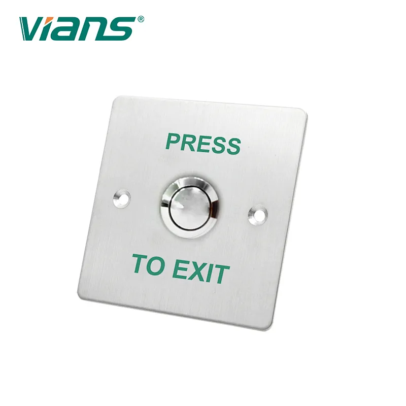 Stainless Steel Panel Door Switch Exit Push Button