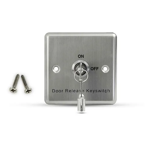 Stainless steel Door Release Button with Key for access control system