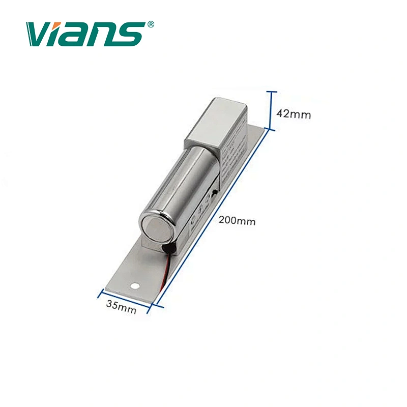 Aluminium Alloy Signal feedback electric dead lock bolt lock for sliding door with time delay