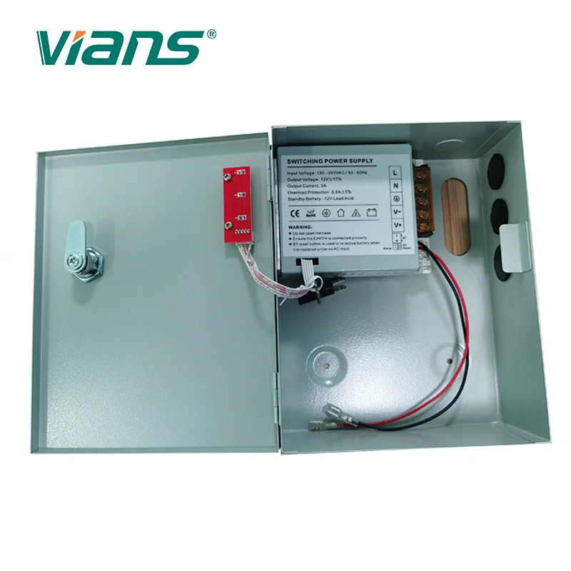 3A 12V  Switching Power Supply Battery Backup For Access Control