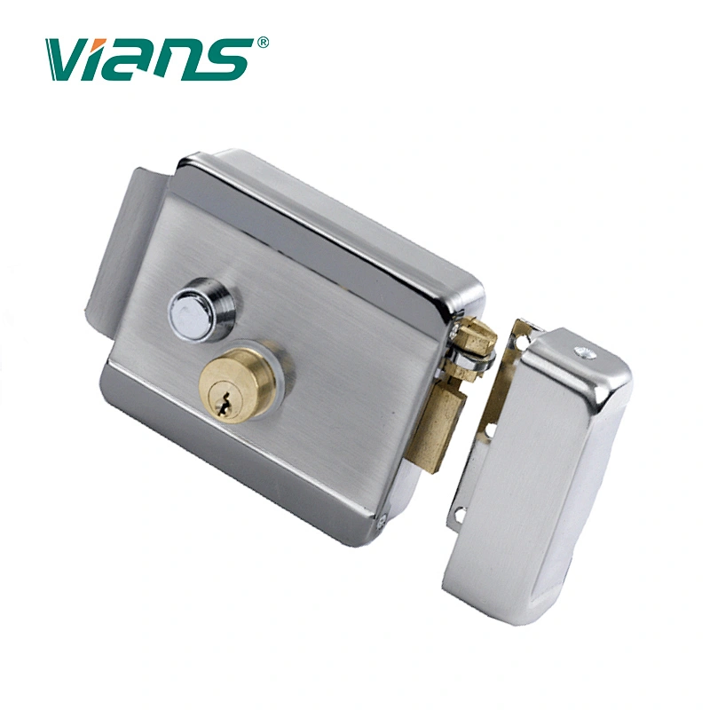 Iron Metal Wooden Door Electric Rim Door Lock for Gate Door