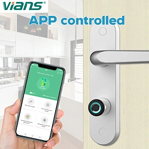 Smart Home Door Lock Cylinder Lora with Software for Hotel