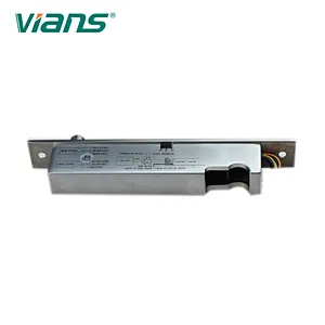 Vians Fail Secure DC12V Access Security Lock Electric Key Cylinder Drop Bolt Lock