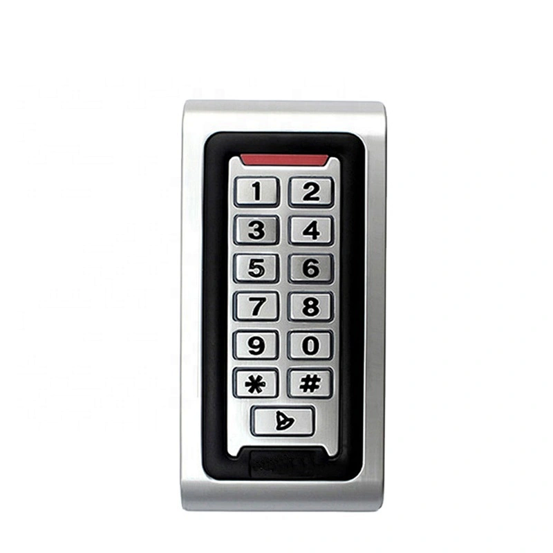 Outdoor Waterproof metal standalone rfid card access control system keypad
