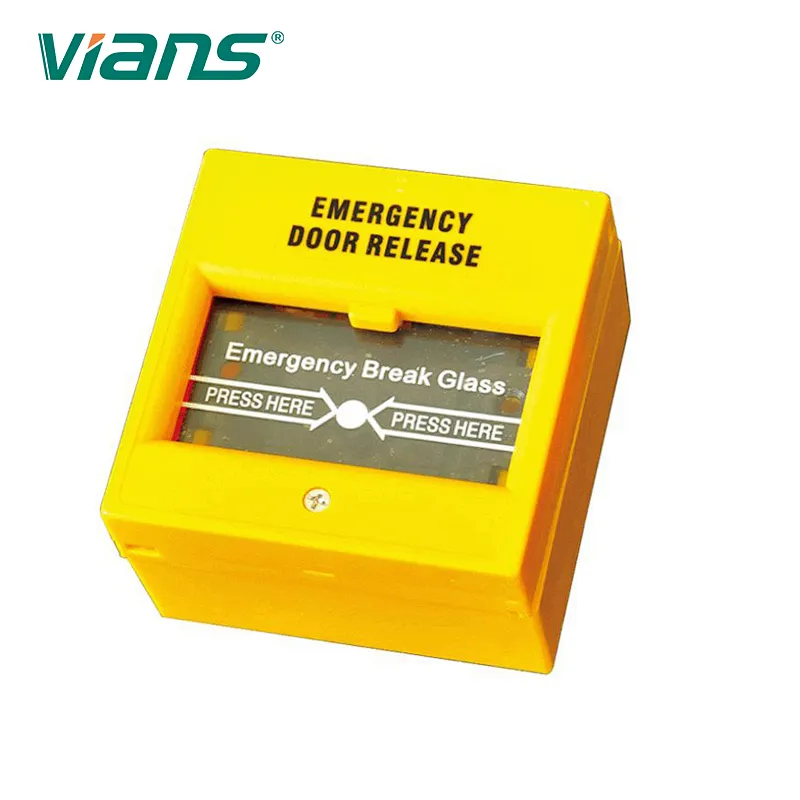 Exit Button Emergency Break Glass Manual Fire Alarm Call Point