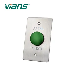 Stainless Steel Mushroom Metal Button Door Release Exit Switch