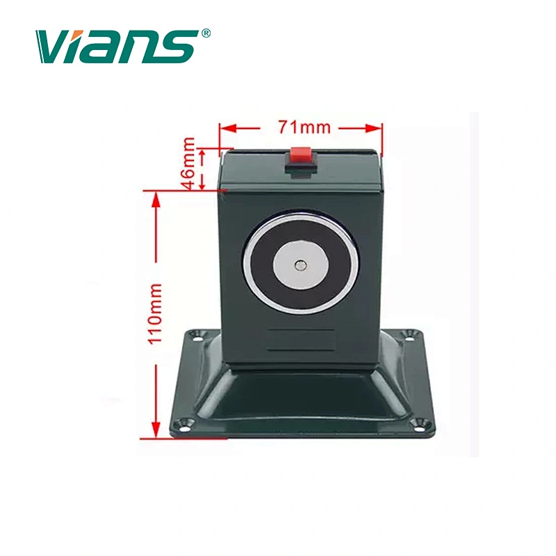 Security Zinc Alloy Magnetic Clamp Fire Door Catch Holder Stopper with Emergency Release Floor Wall Door Holder