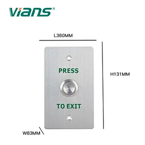 Stainless Steel Door Access Control Exit Push Button