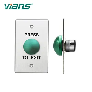 Stainless Steel Mushroom Metal Button Door Release Exit Switch