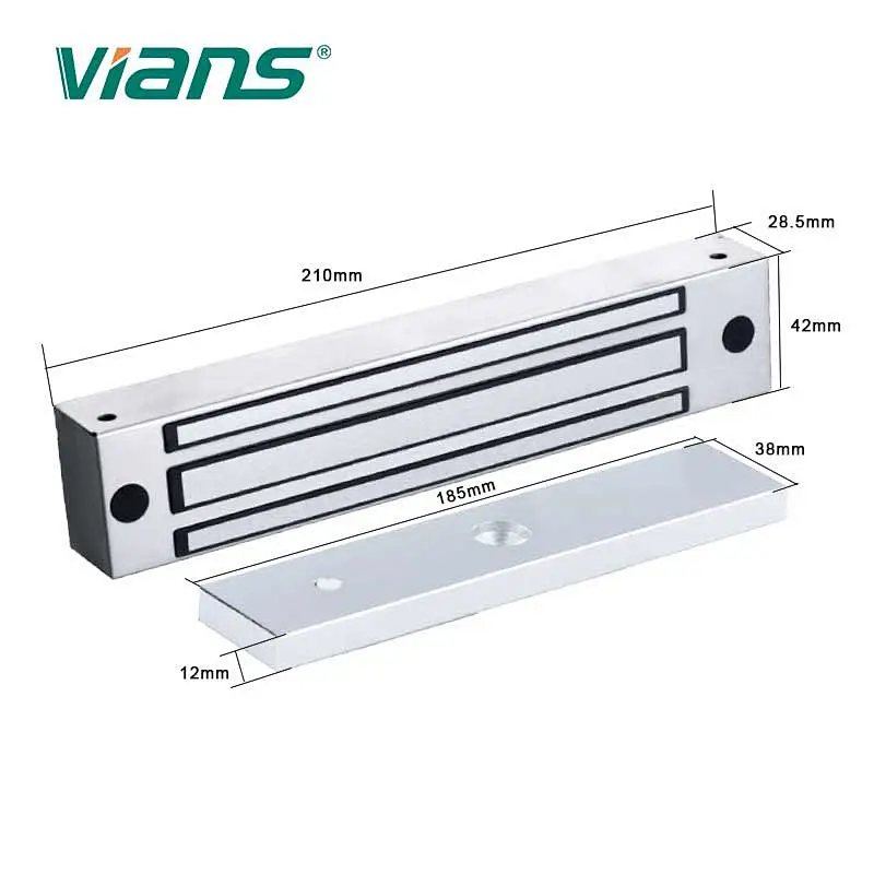 Waterproof 12v 280kg Single  Door Magnetic Electric Lock
