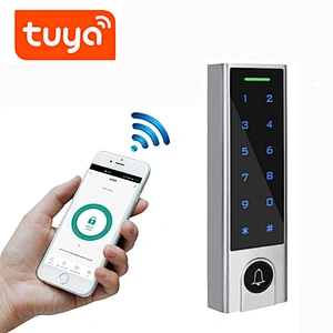 Waterproof Tuya WIFI RFID touch screen Access Control with doorbell