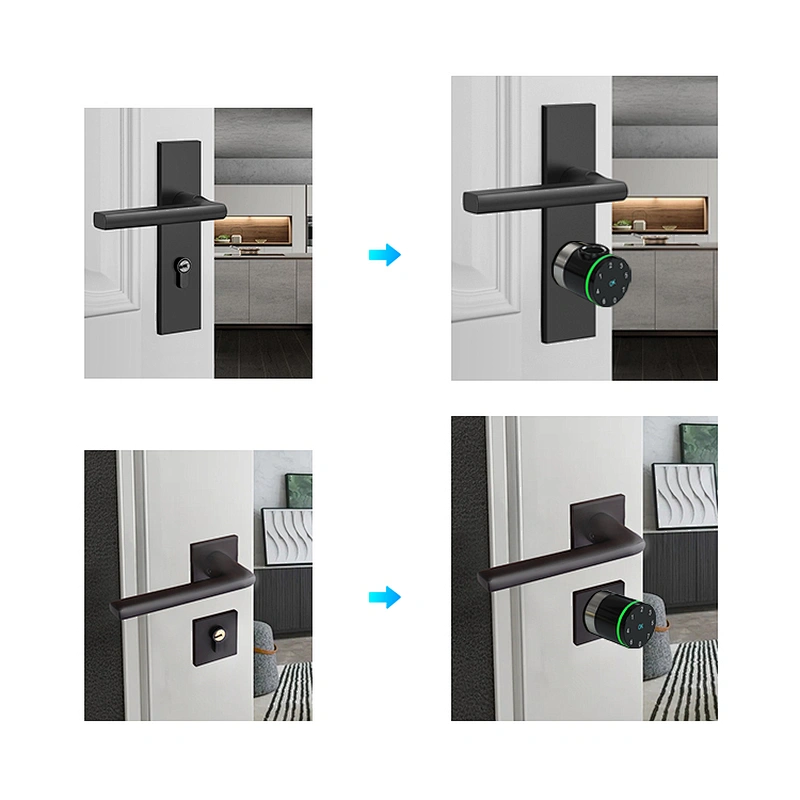 Tuya BLE Rfid Fingerprint Smart Lock Cylinder