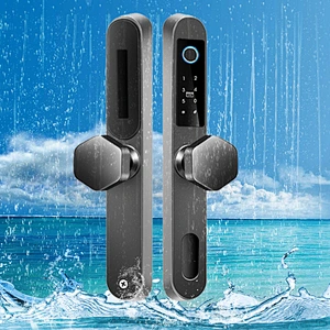 VIANS Waterproof  TT APP Stainless steel Digital Outdoor lock card broken bridge lock KFC smart HOME lock