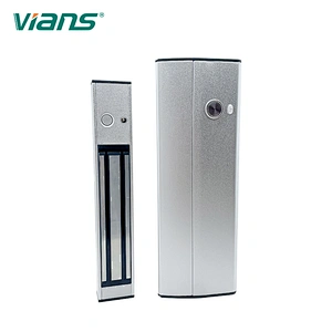 VIANS 600lbs Door Handle Electromagnetic Lock Power Indicator Light With Exit Push Button Lock handle 280KGS EM lock