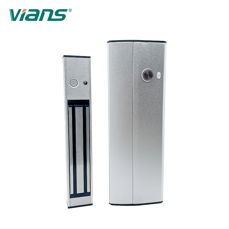 VIANS 600lbs Door Handle Electromagnetic Lock Power Indicator Light With Exit Push Button Lock handle 280KGS EM lock