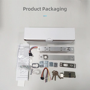 VIANS 9 Wires Adjustable Fail Secure Deadbolt Lock With Keys Timer Signal Feedback Electric Drop Bolt Lock
