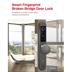 IP65 TT lock Control Electronic Card Apartment Outside Sliding Waterproof Security Stainless steel 6590 Mortise Smart Lock