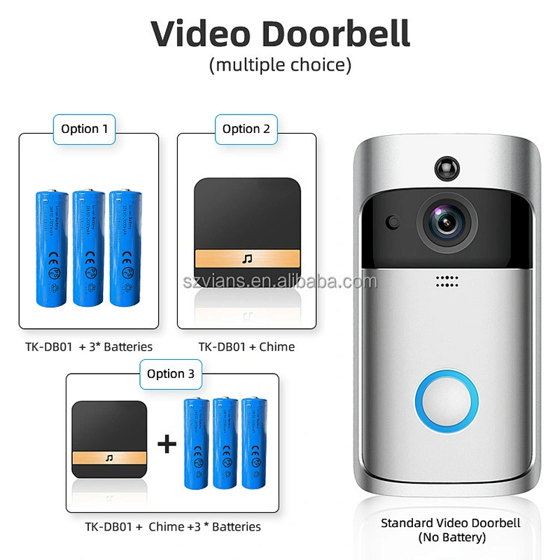 Hotel Video Door Phone Smart Wifi Doorbell Wireless Doorbell With Camera Intercom Wireless Ring Doorbell