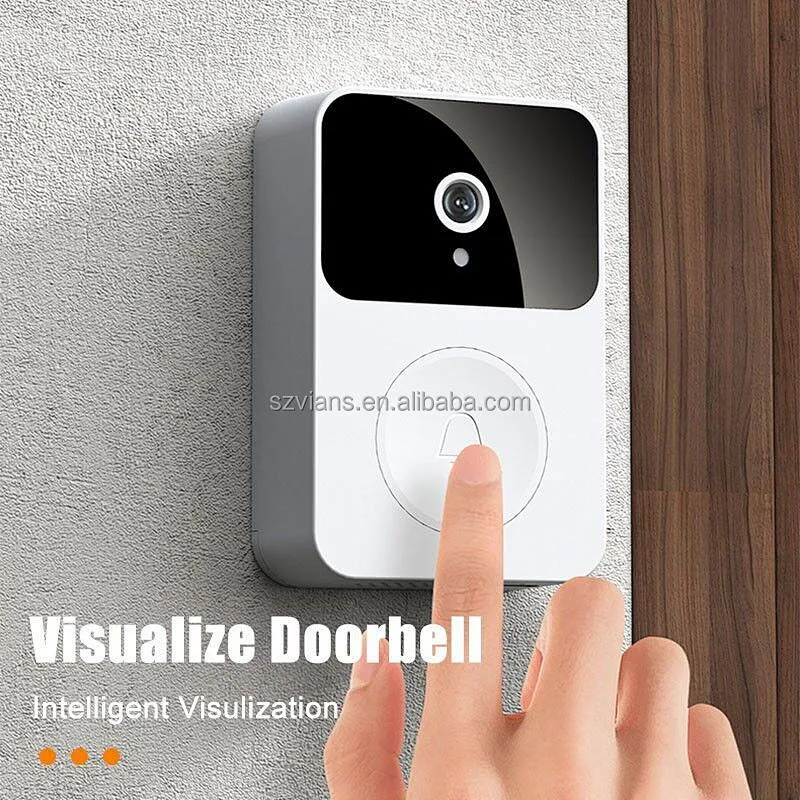 Smart TUYA WiFi Video Doorbell Phone Ring  Door For Intercom System
