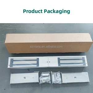 VIANS TK Cheap Lock electro magnetic lock with LED signal output automatic door 500KG Double door magnetic lock