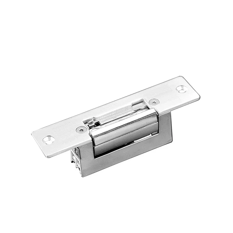 Stainless Steel Electric Door Strike Lock For Wooden Door Home Safety Strike Lock