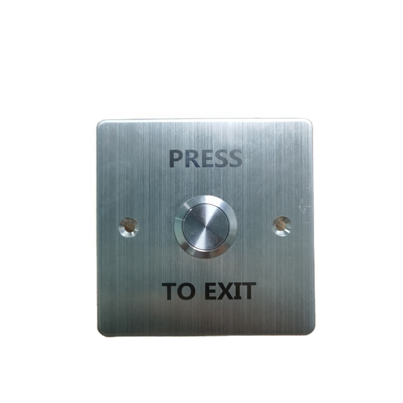 Waterproof Stainless Steel Material Metal or Plastic Back Box Access Control Exit Button