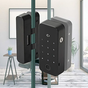 vians Hotel Fingerprint Key NFC Card Password Wifi Smart Deadbolt Lock Digital Biometric Intelligent Glass Door Smart Lock