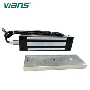 IP68 Outdoor Waterproof EM Lock 1200LBS Black Electric Magnetic Door Lock