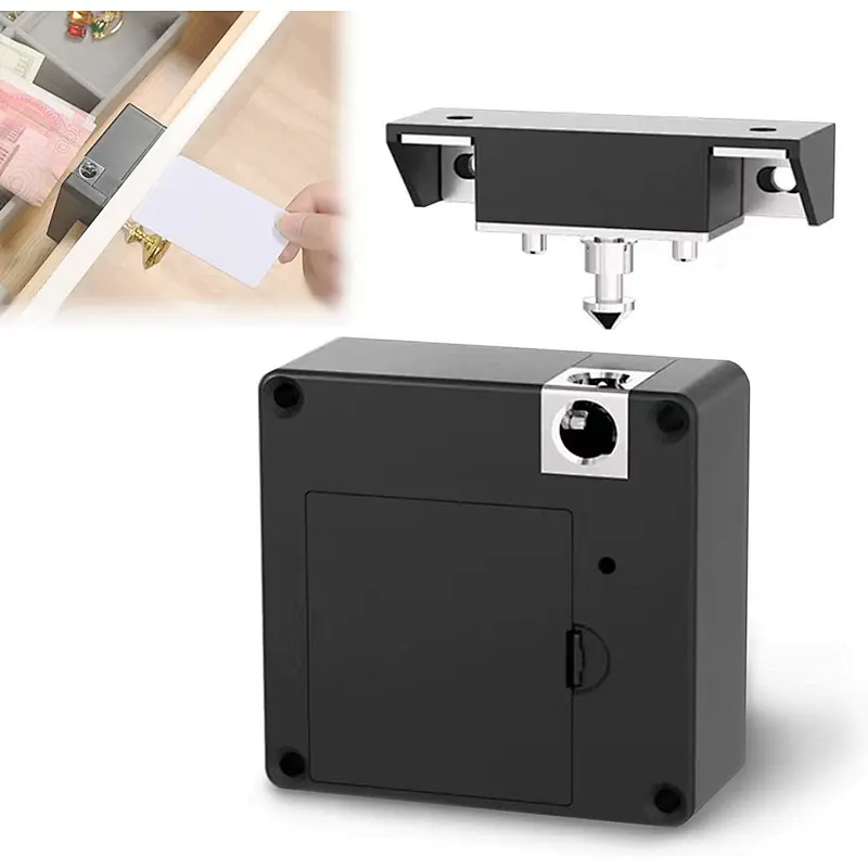 Smart NFC Card TT Lock BLE Unlock Invisible Electric Furniture Cabinet Drawer Wooden Door Lock
