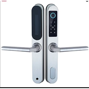 VIANS Finger Print Broken Bridge Waterproof IP65 Smart Door Lock Single Latch TT lock App European Style Outgate Lock