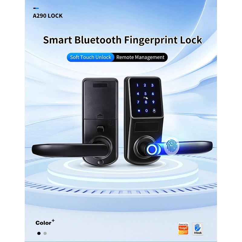 Vians Tuya WIFI  Popular Digital  Single Latch Keyless Entry Smart Door lock