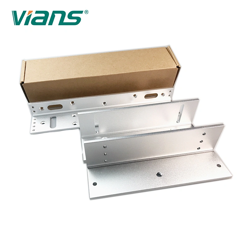 VIANS Single Magnetic Door Lock Support 500KG Lock ZL Shaped Metal Bracket for Magnetic Lock
